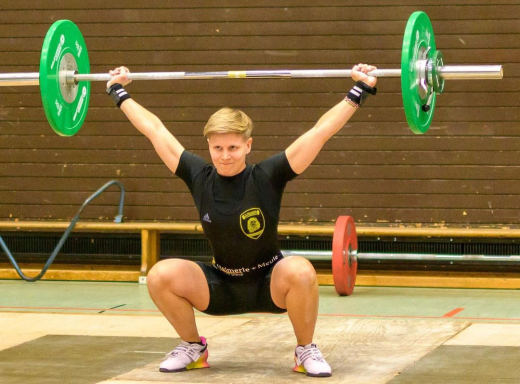 Kerstin, 37Kg im Reißen